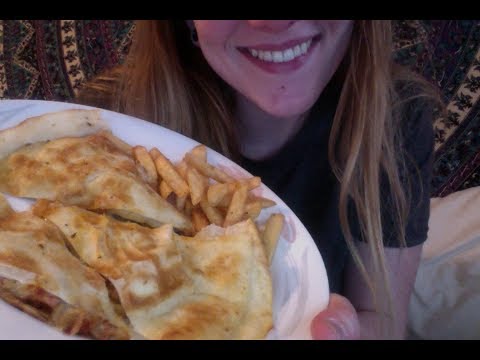 ASMR Eating Show: Quesadilla