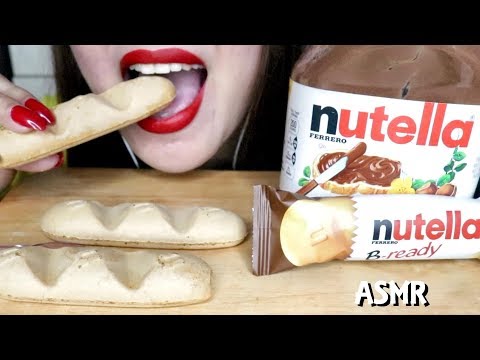ASMR Nutella On Nutella B-ready Eating Sounds No Talking