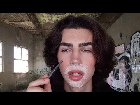 ASMR- Person on Bath Salts does your Makeup 🧂