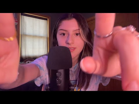 ASMR soft spoken tingles :) hand movements, makeup/skincare routine, rambles & mouth sounds ☁️