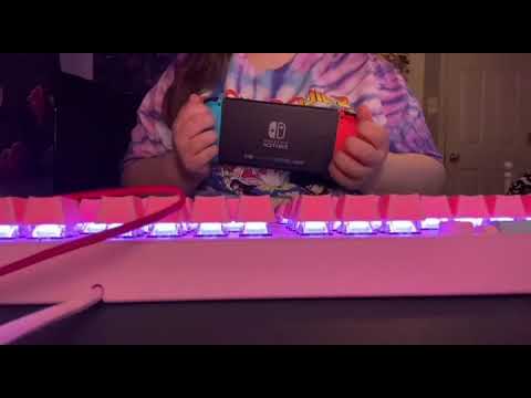 ASMR - Tapping on my Nintendo Switch + games