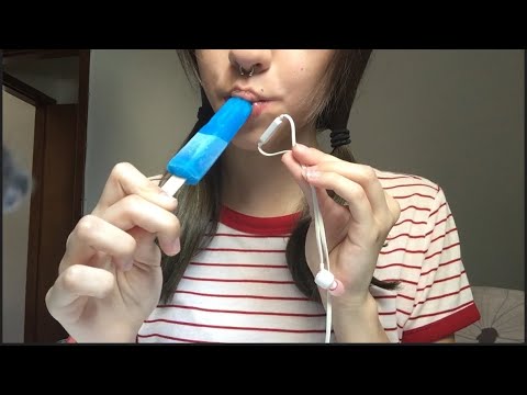Popsicle and Pop ASMR 🍡🥤 - sucking ; licking and fizzing [WARNING: EXTREME MOUTH SOUNDS]