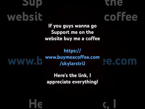 Buy me a coffee website!!
