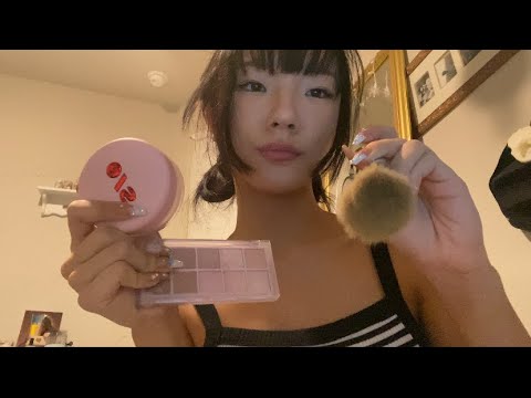 friend does ur makeup 4 a party💄fast ish-asmr