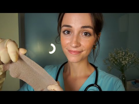 ASMR Roleplay | Emergency Room Doctor Treats your Injuries (Whispered)