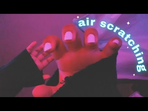 ASMR Lo-Fi Air Scratching, Hand Movements and Repeating "Scratch" for Sleep - Soft Spoken