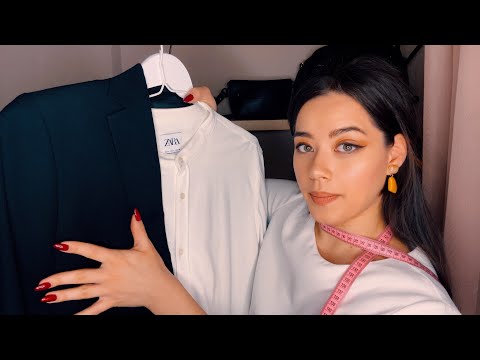 [ASMR] Gentleman Suit Fitting | Roleplay | Measuring You | Fabric sounds | Personal Attention