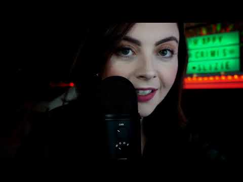 ASMR Up Close Whispers, Reading & Woodwick Candle   (14/25 Days of Christmas)