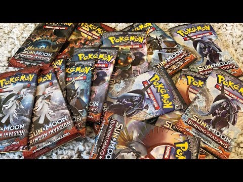 ASMR Pokemon Card Packs Opening