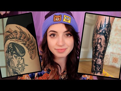 ASMR | Tattoo Q&A Part 1: Advice, Planning, Pre-Tattoo, Artists... etc!