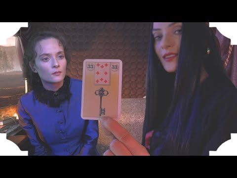 Victorian ASMR. A Fortune Teller in the Train (Hand readings, Book readings)