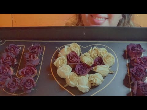 ASMR| Destroying old roses 🥀, EXTREMELY crunchy sounds!| No talking