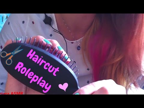 ASMR ✂ Haircut Roleplay 💇, Spray and Scissor Sound,💆 Personal Attention ❤
