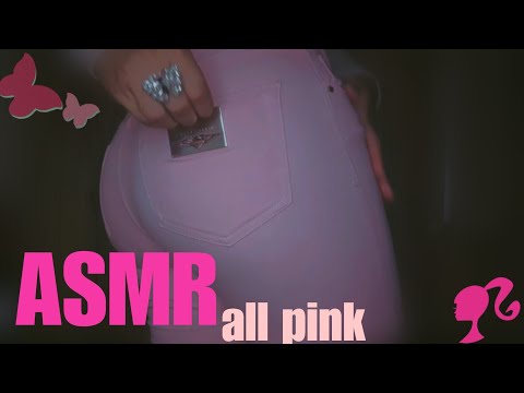 ASMR || Pink Clothes • Fabric Scratching •🌷