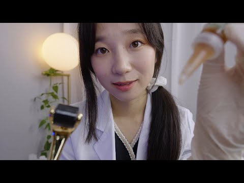 ASMR Dermatologist Facial Treatment (Dermarolling)