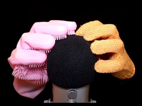 ASMR Mic Scratching with Different Gloves (No Talking)