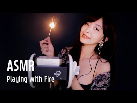 Play with Fire🔥(Burning Sounds,Candle,Incense/30min) l NO TALKING ASMR