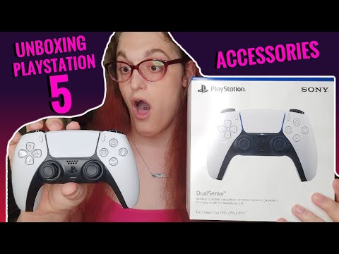 ✨ASMR | UNBOXING THE PLAYSTATION 5 Accessories Tapping & Scratching Tingles✨