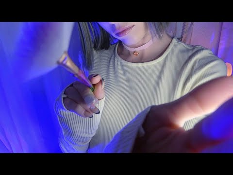ASMR for Sleep (3h of Face Brushing, Inaudible Whispering, Slow and Relaxing ASMR)