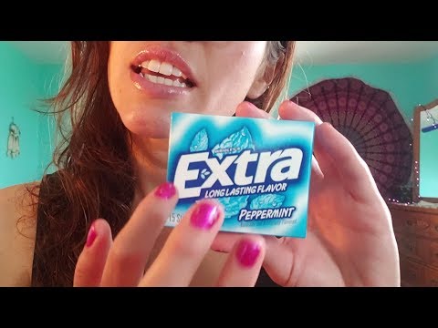 ASMR - EXTRA GUM CHEWING! (fast gum chewing sounds)