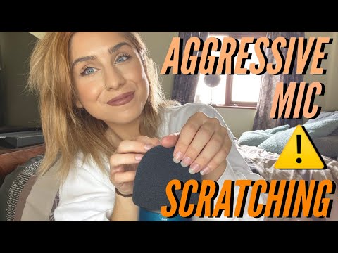 ASMR | ⚠️ FAST & AGGRESSIVE Mic Scratching! (No Talking)