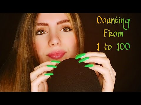ASMR Counting For U To Sleep + Mic Scratching & Hand Movements 💤