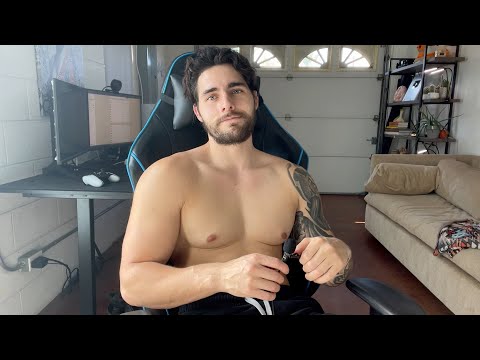 ASMR Talking About My Body, Fitness, And Insecurity - Male Whisper Ramble