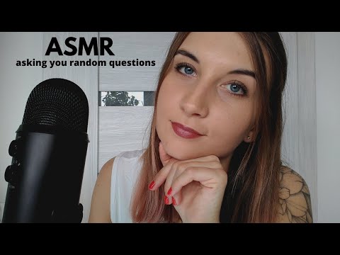 ASMR| ASKING YOU RANDOM QUESTIONS (whispering)