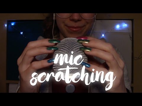 ASMR || Scratching your Brain (with AND without pop filter/foam cover) 🤤💫