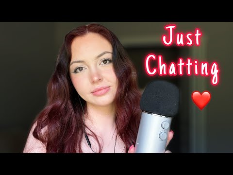ASMR Chatting with You ❤️ ear to ear whispers and hand movements