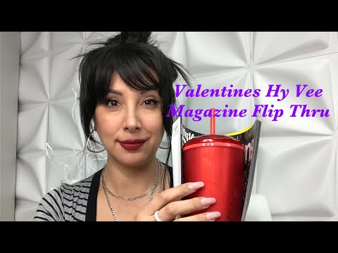 Valentines/ February Hy Vee Magazine Flip Thru/ ASMR