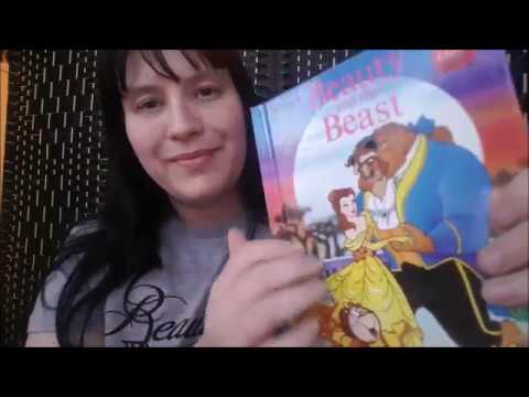 Asmr - Reading Beauty and the Beast Story.. book tapping to help you relax / sleep