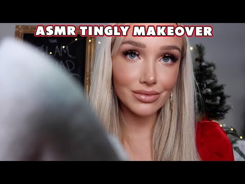 ASMR Ultimate Party Makeover (Facial, Hair, Makeup, Outfit) // GwenGwiz