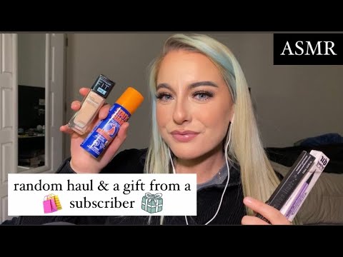 ASMR| collective haul & a gift from a subscriber