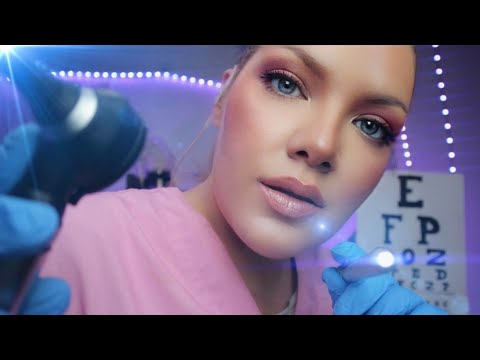 ASMR Night Nurse Exam 🩺 Ear, Cranial Nerve and Medical Scalp Check in Bed