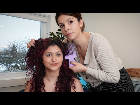 ASMR Perfectionist Curly Hair Styling, Finishing Touches, Makeup | Real Person ‘Unintentional’ Style