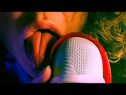 ASMR sticky wet mouth sounds - some chewing