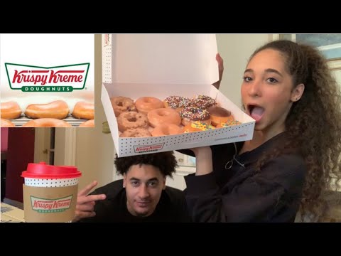 Krispy Kreme Doughnuts Tour and EAT WITH US!!