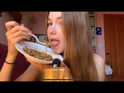 ASMR eating mouth sounds