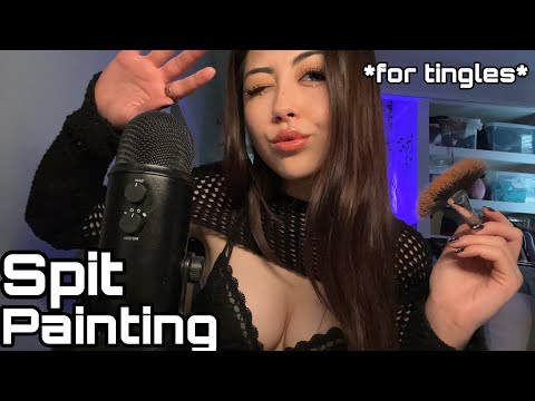 ASMR spit painting for relaxation & tingles 🎨💤✨