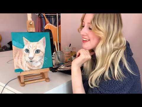 [ASMR] Paint with me! Oil paint edition ~ brush strokes, soft spoken