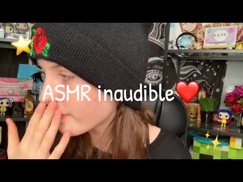 a quick little inaudible whispering ASMR video