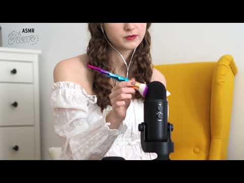 ASMR Brushing 🌸 Wave Sounds White Noise for Relaxation ✨