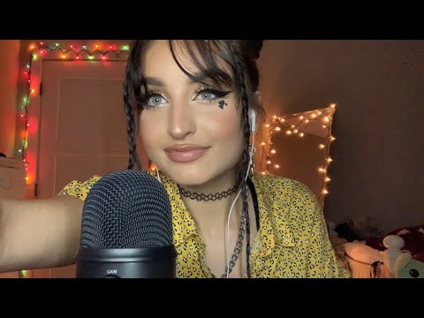 ASMR Fast & Aggressive Triggers and Q&A (soft spoken with up close whispers)
