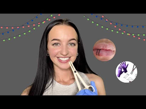 [ASMR] Piercing You At The Fair | Double Lip Piercing
