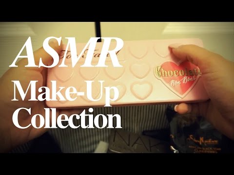 ASMR My [Updated] Make-Up Collection (Camera Mic) | Lily Whispers ASMR
