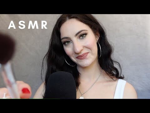 ASMR Tracing Your Face and Mine - Visual Triggers, Personal Attention, Face Brushing