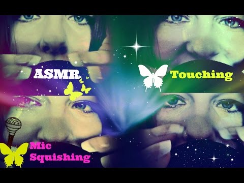 ASMR 🎤Mic Squishing, Touching, Rubbing, Whispering, Scratching, Tingly.
