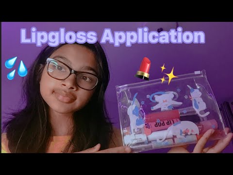 ASMR | LIPGLOSS APPLICATION 💄✨ ( LOTS OF MOUTH SOUNDS )