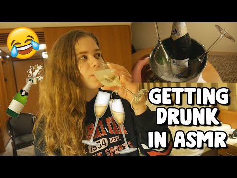 Getting Drunk In ASMR 😂🍾🥂
